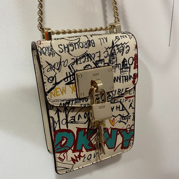 DNKY Handbags - DNKY Elissa Graffiti Crossbody